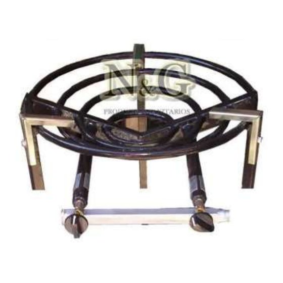 Mechero regulable para disco y paellera