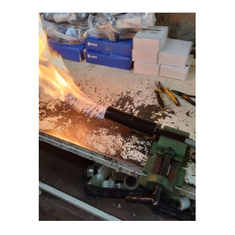 Lanzallamas para horno de barro
