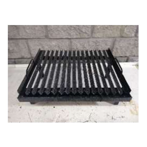 Parrilla con patas, paños en V 2 mm